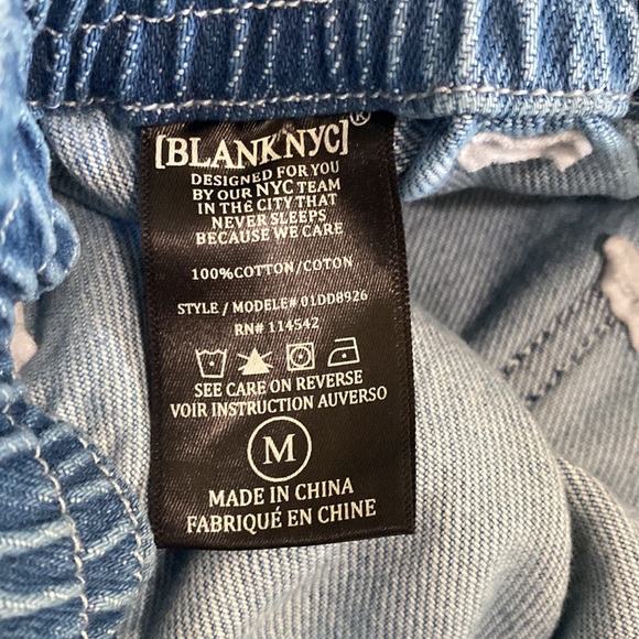 BLANKNYC High Waisted Paperbag Shorts - Picture 4 of 4